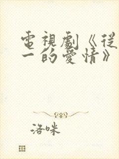 电视剧《从零到一的爱情》