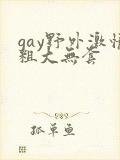 gay野外激情粗大无套