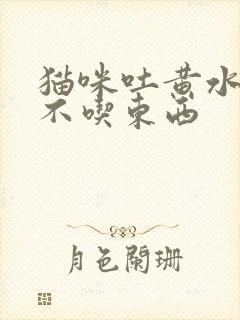 猫咪吐黄水拉稀不吃东西