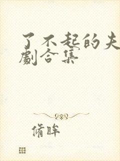了不起的夫人短剧合集