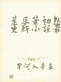 叶辰萧初然最快更新小说最新章节