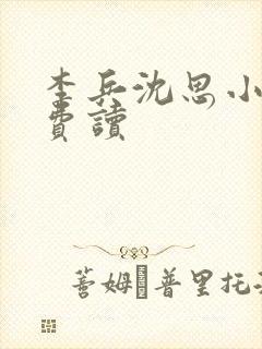 李兵沈思小说免费读