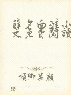 薛夕向淮小说全文免费阅读