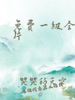 免费一级全黄裸片