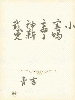 武神主宰小说不更新了吗