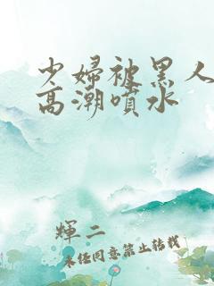 少妇被黑人爽到高潮喷水