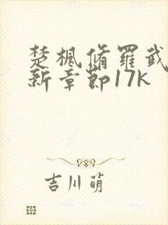 楚枫修罗武神最新章节17k