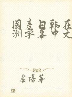 国产日韩在线亚洲字幕中文