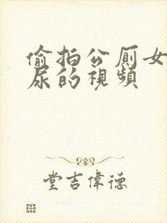 偷拍公厕女人撒尿的视频