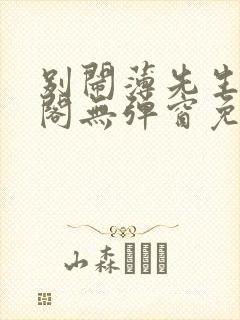 别闹薄先生笔趣阁无弹窗免费