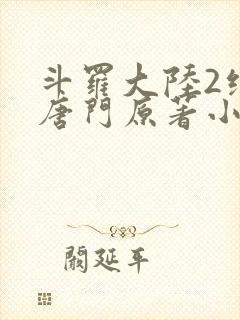 斗罗大陆2绝世唐门原著小说