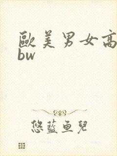 欧美男女高清bbw