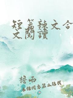 短篇辣文合集全文阅读
