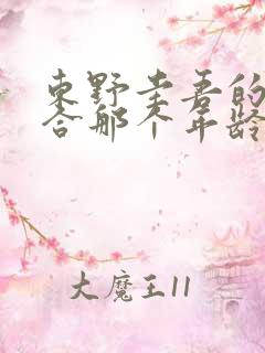 东野圭吾的书适合那个年龄段看