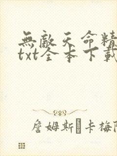 无敌天命精校版txt全本下载