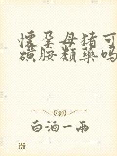 怀孕母猪可以用磺胺类药吗