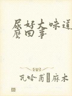 尿好大味道是怎么回事