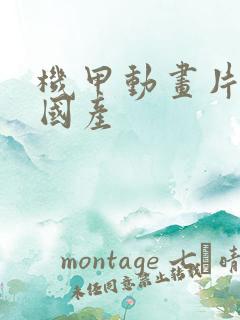 机甲动画片大全国产