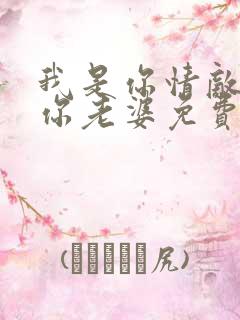 我是你情敌不是你老婆免费阅读