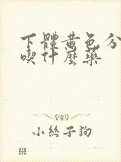 下体黄色分泌物吃什么药