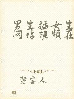 男生插女生下面网站视频在线看