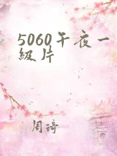 5060午夜一级片