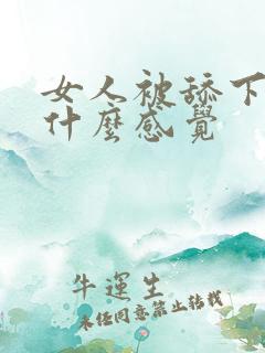 女人被舔下面是什么感觉