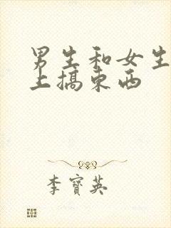 男生和女生在床上搞东西