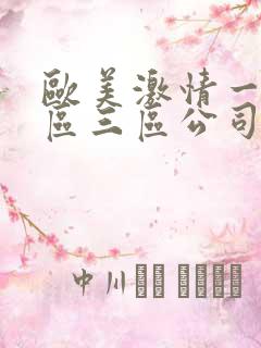 欧美激情一区二区三区公司