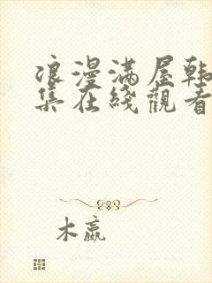 浪漫满屋韩剧全集在线观看