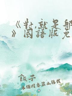 《对,就是那样》国语版免费观看全集