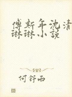 傅斯年沈清欢谢琳琳小说