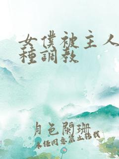 女仆被主人的各种调教