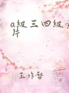 a级三四级黄大片