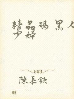 精品码 黑人与少妇