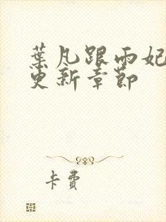 叶凡跟雨妃最新更新章节