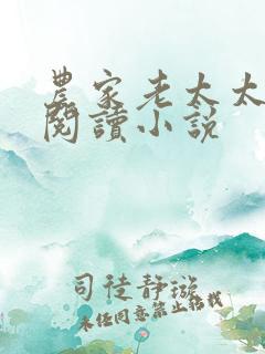 农家老太太免费阅读小说