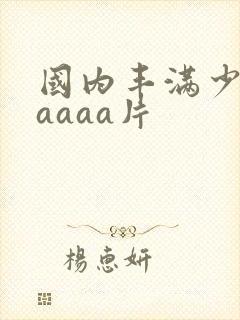 国内丰满少妇aaaaa片