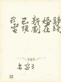 我已新婚辞旧情电视剧在线看完整版