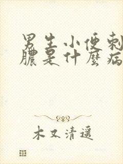 男生小便刺痛流脓是什么病