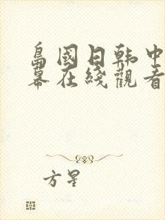 岛国日韩中文字幕在线观看