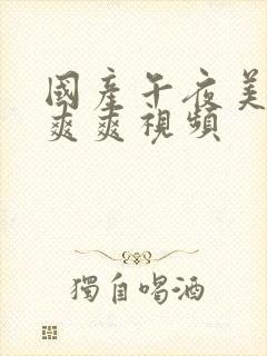 国产午夜美女爽爽爽视频