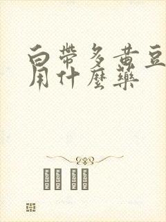 白带多黄豆腐渣用什么药