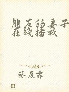 朋友的妻子手机在线播放