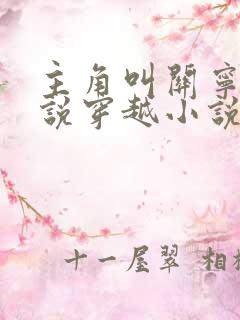 主角叫关宁的小说穿越小说