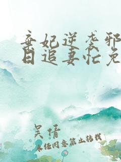 弃妃逆袭邪王日日追妻忙免费看