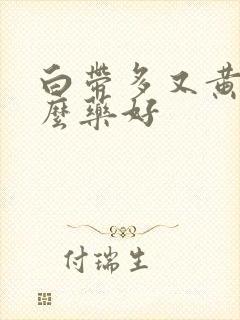 白带多又黄用什么药好