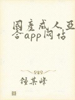 国产成人亚洲综合app网站