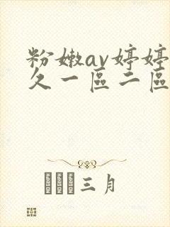 粉嫩av婷婷久久一区二区三区