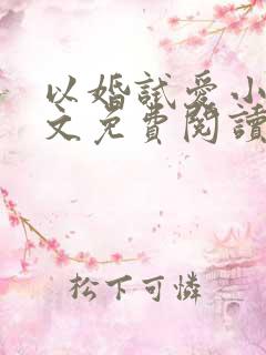以婚试爱小说全文免费阅读